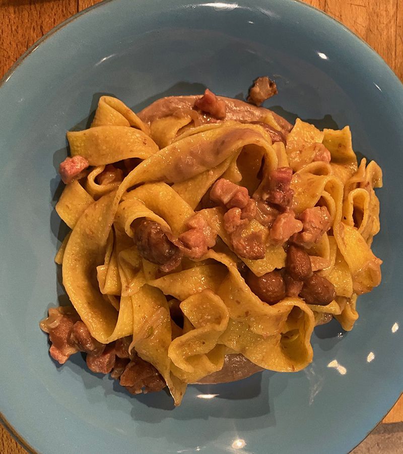 Tagliatelle Con Fagioli